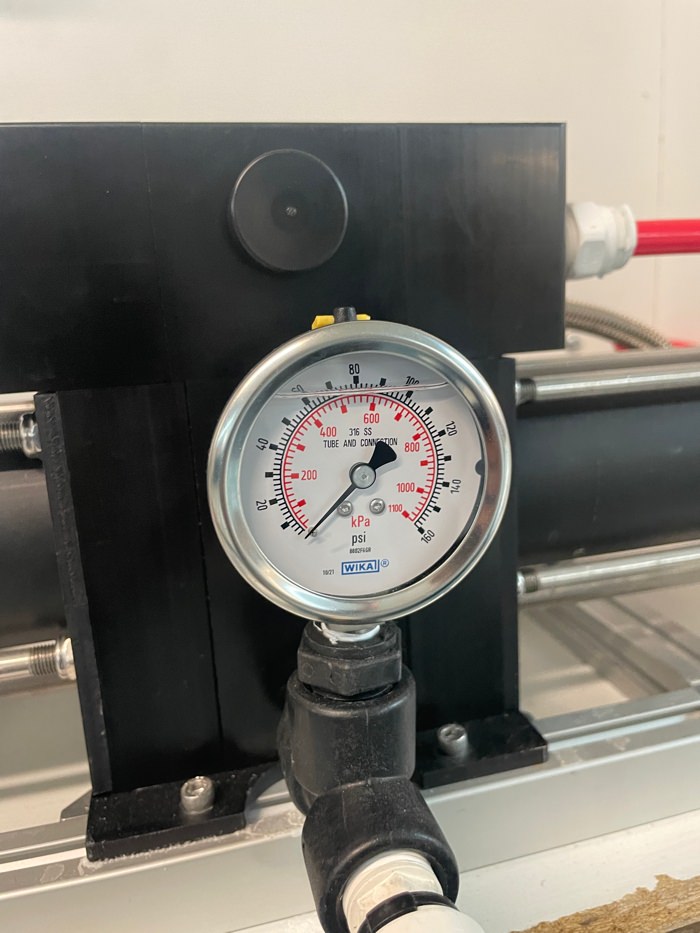 Clark Pump pressure gauge
