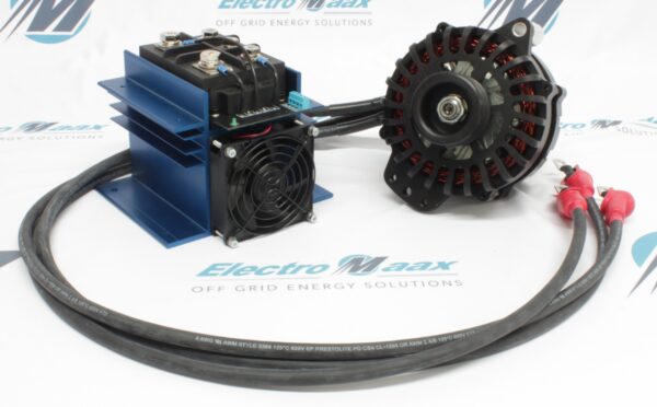 GenMaax Foot Mount, 24 Volt, 165A Alternator and Remote Rectifier